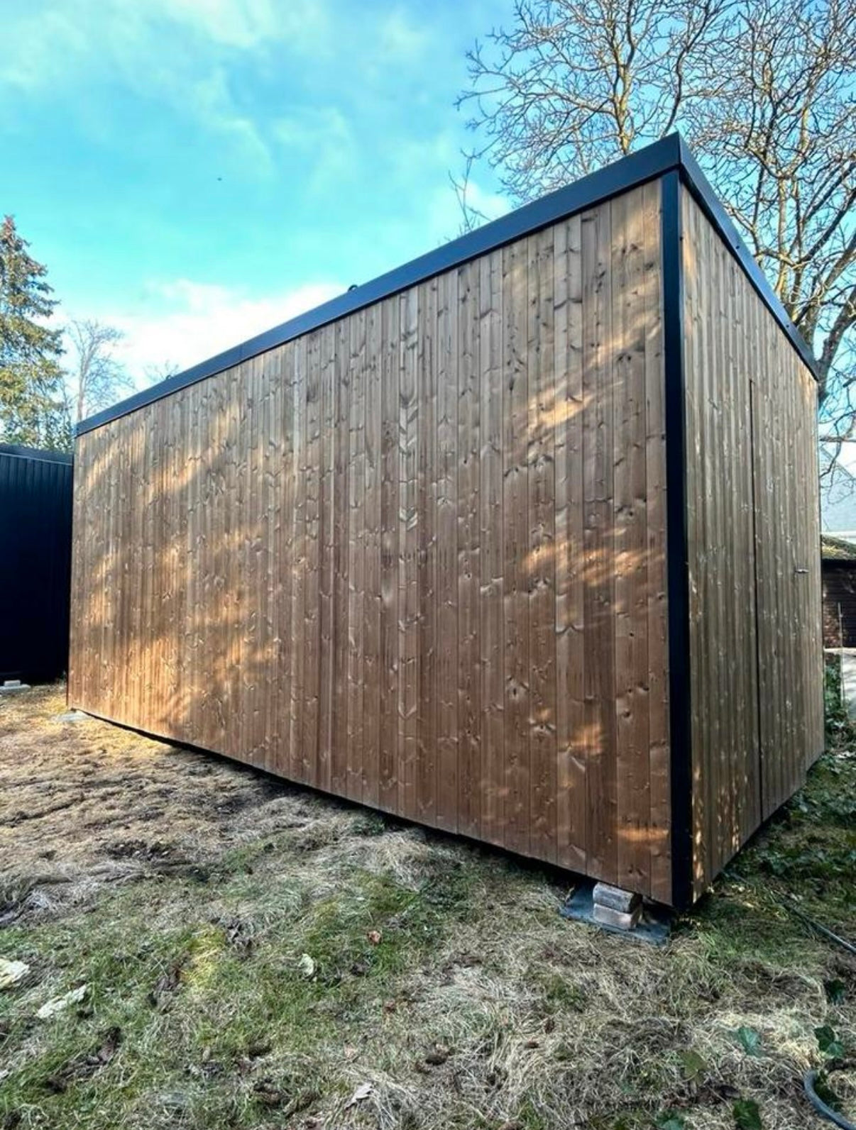 Bureel container poolhouse unit opslag
