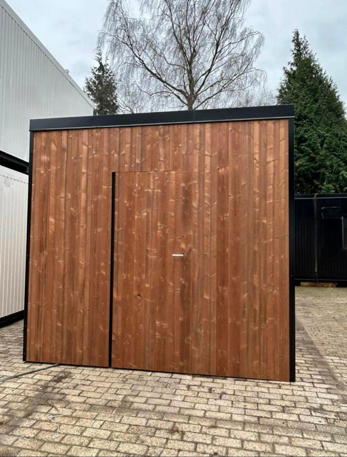 Bureel container poolhouse unit opslag