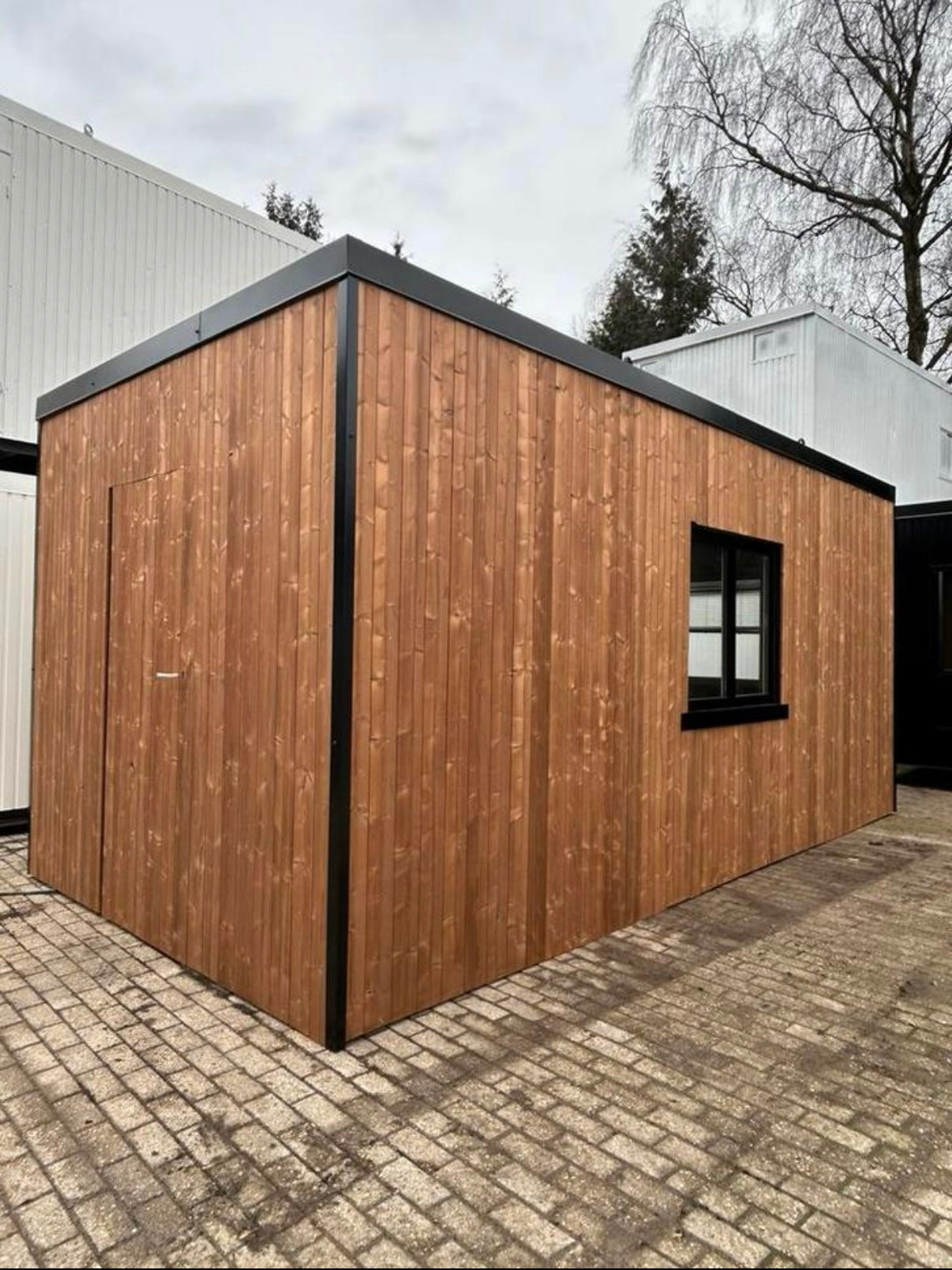 Bureel container poolhouse unit opslag